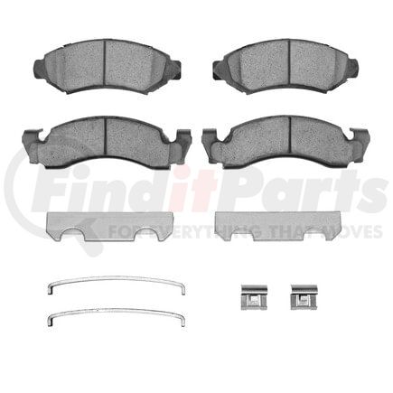 1214-0050-01 by DYNAMIC FRICTION COMPANY - Heavy Duty Pads and Hardware Kit