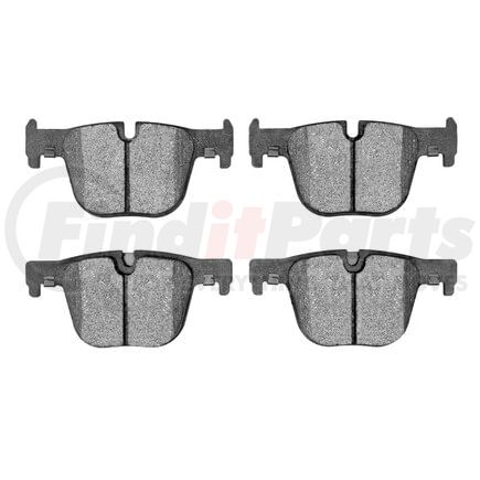 1311-1610-00 by DYNAMIC FRICTION COMPANY - 3000 Semi-Metallic Brake Pads