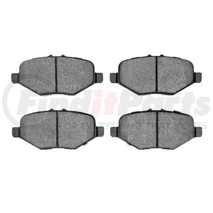 1311-1612-00 by DYNAMIC FRICTION COMPANY - 3000 Semi-Metallic Brake Pads