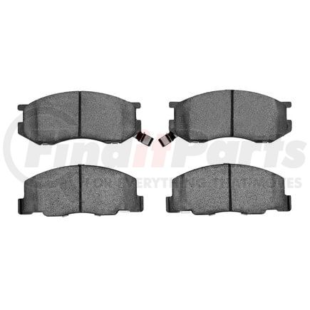 1552-0527-00 by DYNAMIC FRICTION COMPANY - 5000 Advanced Brake Pads - Semi Metallic