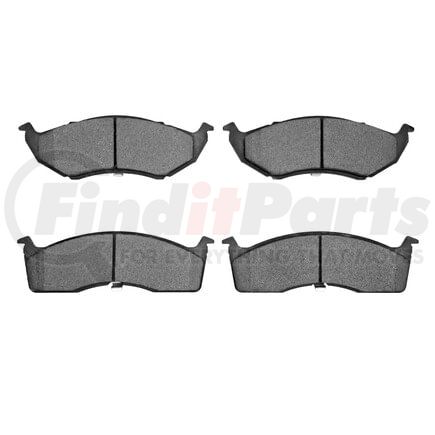 1552-0730-00 by DYNAMIC FRICTION COMPANY - 5000 Advanced Brake Pads - Semi Metallic