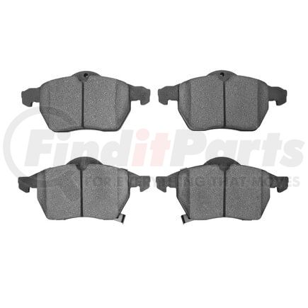 1552-0819-00 by DYNAMIC FRICTION COMPANY - 5000 Advanced Brake Pads - Low Metallic