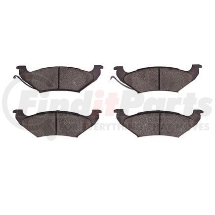 1311-0662-00 by DYNAMIC FRICTION COMPANY - 3000 Semi-Metallic Brake Pads