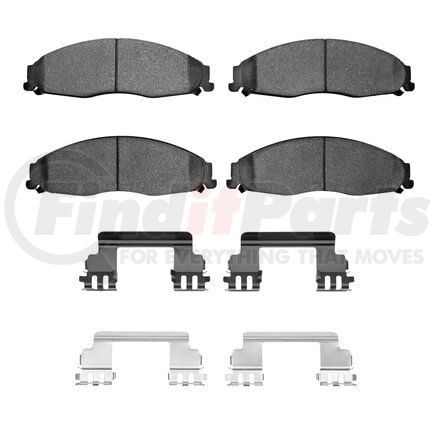 1552-0921-01 by DYNAMIC FRICTION COMPANY - 5000 Advanced Pads - Ceramic and Hardware Kit