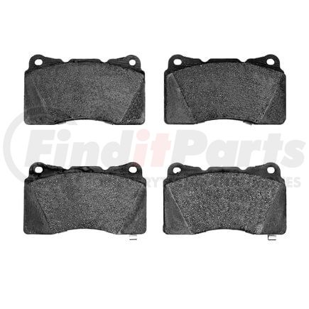 1552-1001-00 by DYNAMIC FRICTION COMPANY - 5000 Advanced Brake Pads - Low Metallic