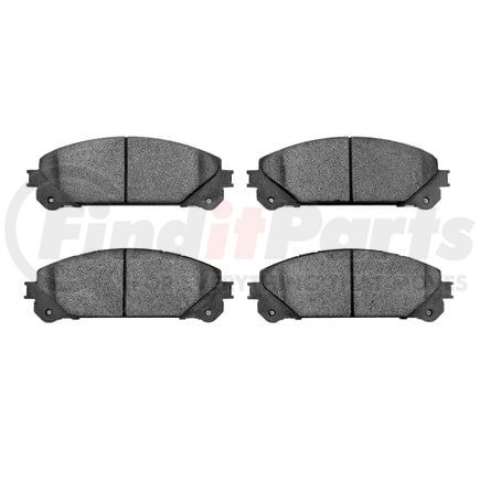 1552-1324-00 by DYNAMIC FRICTION COMPANY - DFC 5000 Advanced Brake Pads - Low Metallic