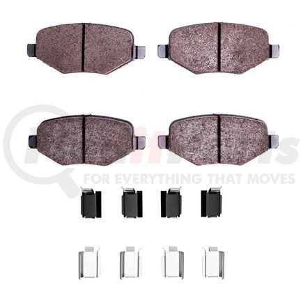 1552-1377-01 by DYNAMIC FRICTION COMPANY - 5000 Advanced Pads - Ceramic and Hardware Kit