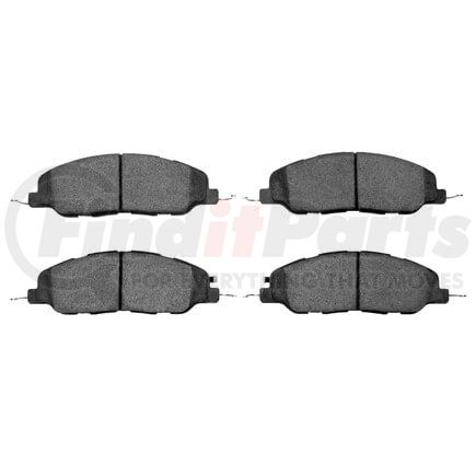 1552-1463-00 by DYNAMIC FRICTION COMPANY - 5000 Advanced Brake Pads - Low Metallic
