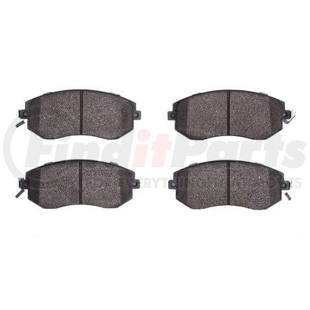 1552-1539-00 by DYNAMIC FRICTION COMPANY - 5000 Advanced Brake Pads - Ceramic