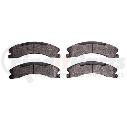 1552-1565-00 by DYNAMIC FRICTION COMPANY - DFC 5000 Advanced Brake Pads - Semi Metallic