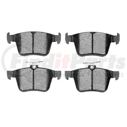 1552-1761-00 by DYNAMIC FRICTION COMPANY - 5000 Advanced Brake Pads - Low Metallic