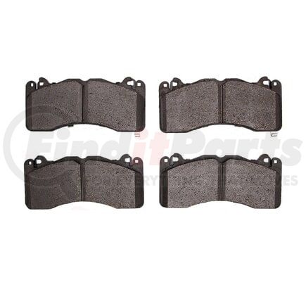 1552-1792-00 by DYNAMIC FRICTION COMPANY - 5000 Advanced Brake Pads - Low Metallic