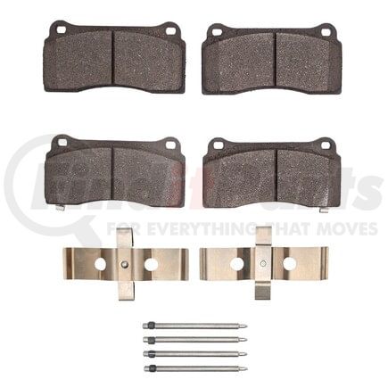 1115-0968-01 by DYNAMIC FRICTION COMPANY - Active Perform Pads and Hardware Kit