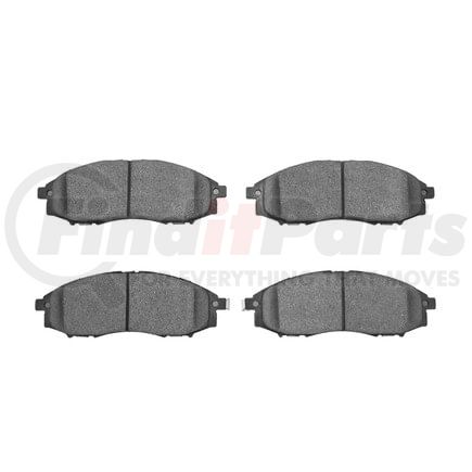 1311-0830-00 by DYNAMIC FRICTION COMPANY - 3000 Semi-Metallic Brake Pads