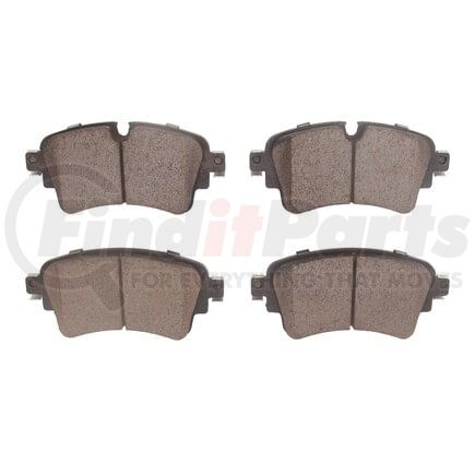 1552-1898-01 by DYNAMIC FRICTION COMPANY - 5000 Advanced Brake Pads - Low Metallic and Hardware Kit