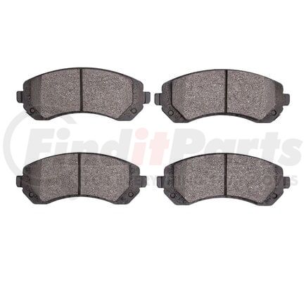 1311-0844-00 by DYNAMIC FRICTION COMPANY - 3000 Semi-Metallic Brake Pads