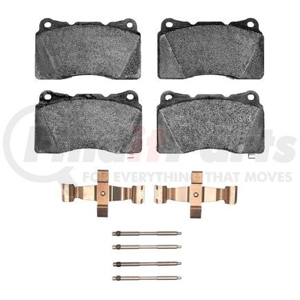 1553-1001-03 by DYNAMIC FRICTION COMPANY - 5000 Advanced Pads - Ceramic and Hardware Kit