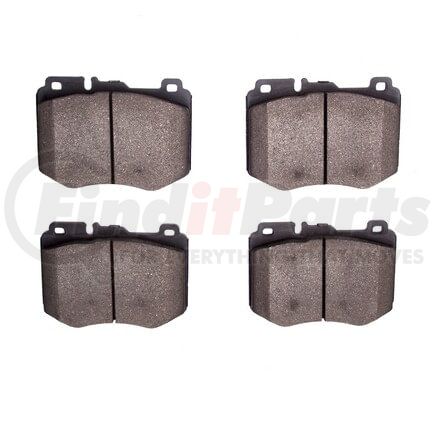 1553-1796-00 by DYNAMIC FRICTION COMPANY - 5000 Advanced Brake Pads - Low Metallic