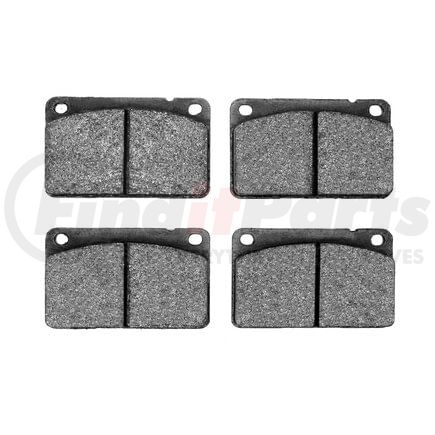 1600-0043-00 by DYNAMIC FRICTION COMPANY - 5000 Euro Ceramic Brake Pads