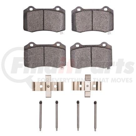 1115-1053-01 by DYNAMIC FRICTION COMPANY - Active Perform Pads and Hardware Kit