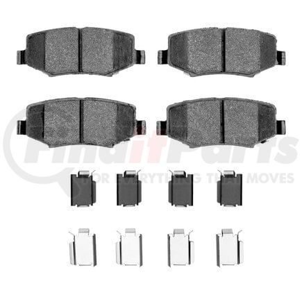 1400-1274-01 by DYNAMIC FRICTION COMPANY - Ultimate Duty Performance Brake Pads and Hardware Kit