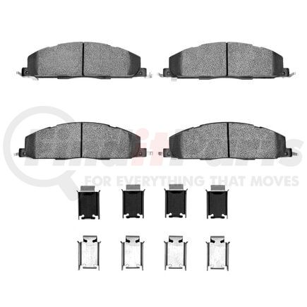 1400-1400-01 by DYNAMIC FRICTION COMPANY - Ultimate Duty Performance Brake Pads and Hardware Kit