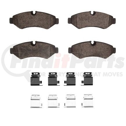 1214-2201-01 by DYNAMIC FRICTION COMPANY - Heavy Duty Pads and Hardware Kit