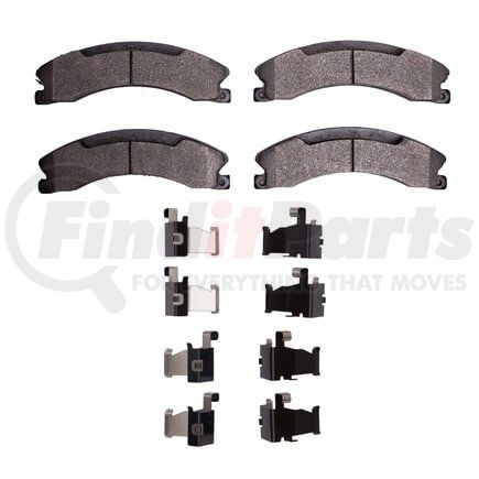 1400-1565-01 by DYNAMIC FRICTION COMPANY - Ultimate Duty Performance Brake Pads and Hardware Kit