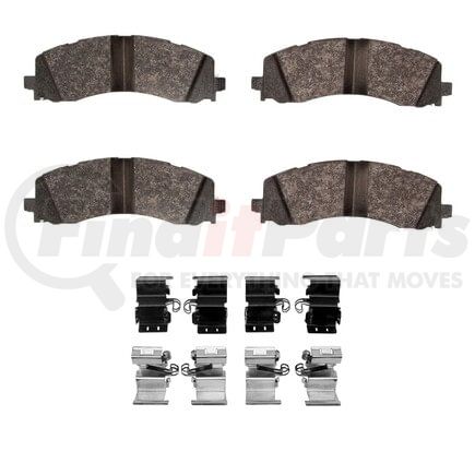 1214-2225-01 by DYNAMIC FRICTION COMPANY - Heavy Duty Pads and Hardware Kit