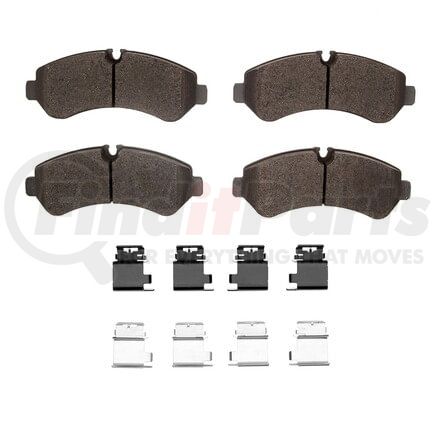 1214-2236-01 by DYNAMIC FRICTION COMPANY - Heavy Duty Pads and Hardware Kit