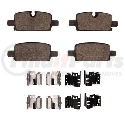 1400-2174-01 by DYNAMIC FRICTION COMPANY - Ultimate Duty Performance Brake Pads and Hardware Kit