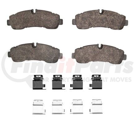 1214-2281-01 by DYNAMIC FRICTION COMPANY - Heavy Duty Pads and Hardware Kit
