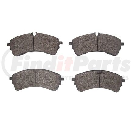 1214-2388-00 by DYNAMIC FRICTION COMPANY - Disc Brake Pad Set - Heavy Duty Pads, Semi Metallic