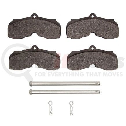 1551-0003-01 by DYNAMIC FRICTION COMPANY - 5000 Advanced Pads - Semi-Metallic and Hardware Kit