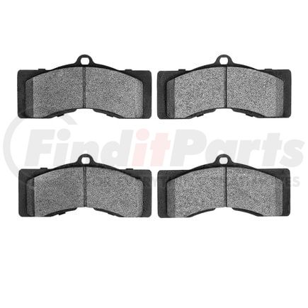 1551-0008-00 by DYNAMIC FRICTION COMPANY - 5000 Advanced Brake Pads - Semi Metallic