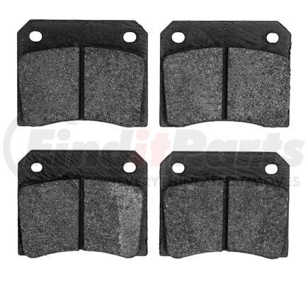 1551-0009-00 by DYNAMIC FRICTION COMPANY - 5000 Advanced Brake Pads - Low Metallic