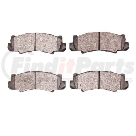 1551-0036-00 by DYNAMIC FRICTION COMPANY - 5000 Advanced Brake Pads - Semi Metallic