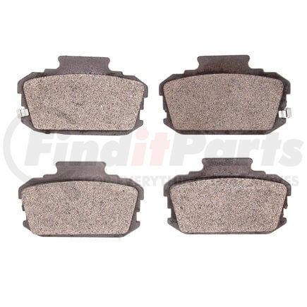 1551-0037-00 by DYNAMIC FRICTION COMPANY - 5000 Advanced Brake Pads - Semi Metallic