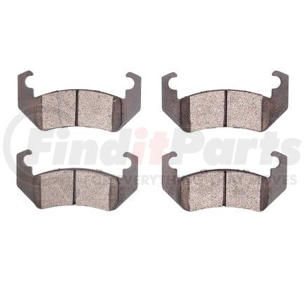 1551-0038-00 by DYNAMIC FRICTION COMPANY - 5000 Advanced Brake Pads - Semi Metallic