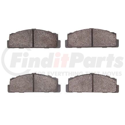 1551-0071-00 by DYNAMIC FRICTION COMPANY - 5000 Advanced Brake Pads - Semi Metallic