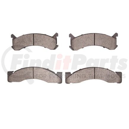 1551-0087-00 by DYNAMIC FRICTION COMPANY - 5000 Advanced Brake Pads - Semi Metallic