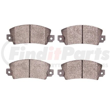 1551-0097-00 by DYNAMIC FRICTION COMPANY - 5000 Advanced Brake Pads - Semi Metallic