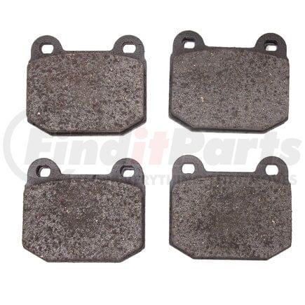 1551-0109-00 by DYNAMIC FRICTION COMPANY - 5000 Advanced Brake Pads - Low Metallic