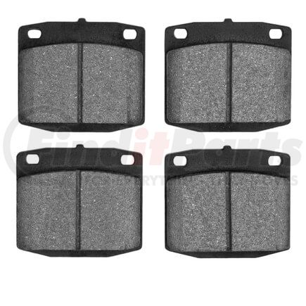 1551-0117-00 by DYNAMIC FRICTION COMPANY - 5000 Advanced Brake Pads - Ceramic