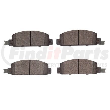 1551-0134-00 by DYNAMIC FRICTION COMPANY - 5000 Advanced Brake Pads - Semi Metallic