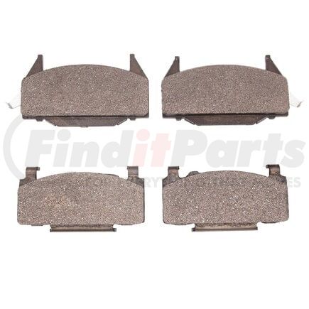 1551-0191-00 by DYNAMIC FRICTION COMPANY - 5000 Advanced Brake Pads - Semi Metallic