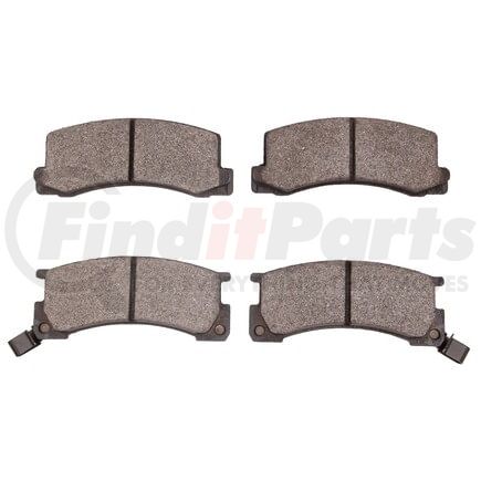 1551-0240-00 by DYNAMIC FRICTION COMPANY - 5000 Advanced Brake Pads - Semi Metallic