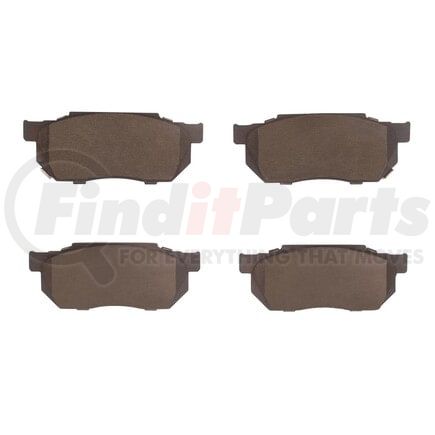 1551-0256-00 by DYNAMIC FRICTION COMPANY - 5000 Advanced Brake Pads - Semi Metallic