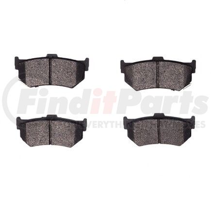 1551-0277-00 by DYNAMIC FRICTION COMPANY - 5000 Advanced Brake Pads - Semi Metallic