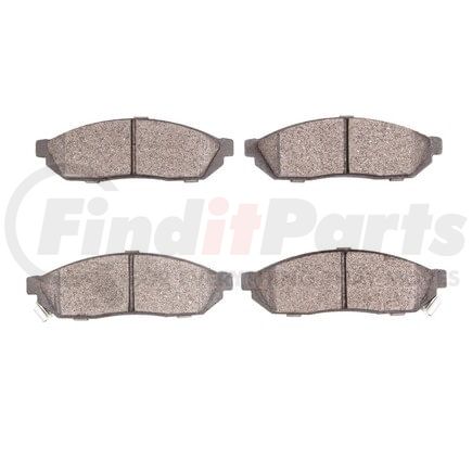 1551-0281-00 by DYNAMIC FRICTION COMPANY - 5000 Advanced Brake Pads - Semi Metallic